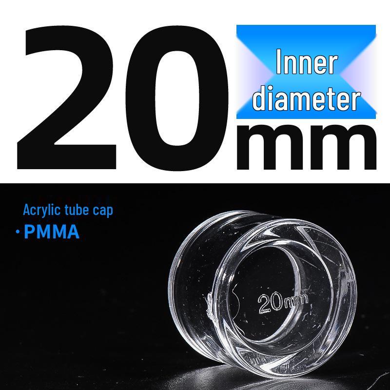 Longxiang Aquarium Acrylic Transparent Rain Tube Outlet (3/4/6 inch, 20mm)