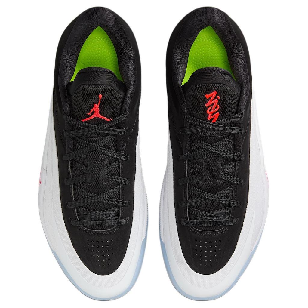 Air Jordan Zion 4 PF Black White Crimson Men Sneakers Volt Bright-Crimson FD0591-100