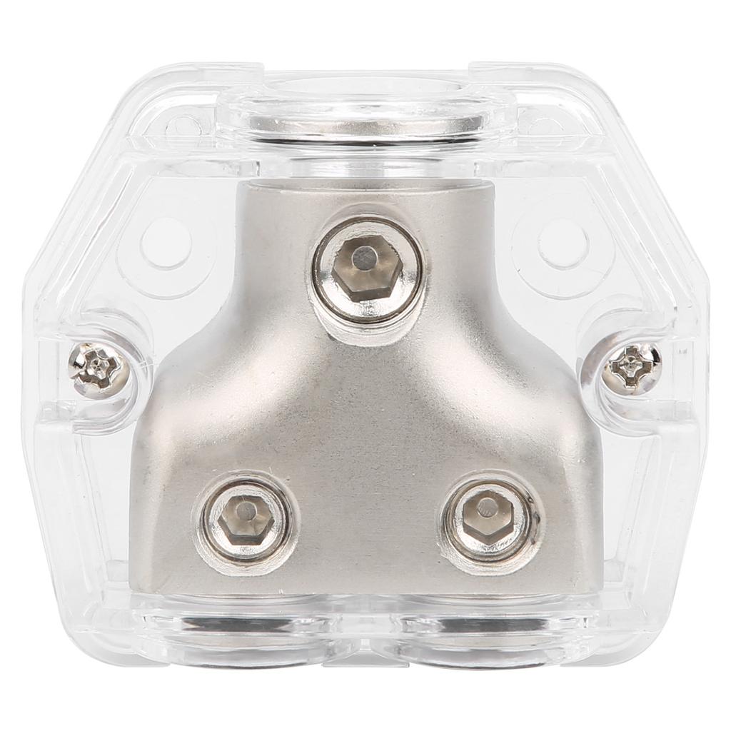 Car Ground Wire Distribution Block Speaker Power Splitter Negative 1x0GA In 2x4GA Out DB003