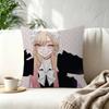 Kwaii Anime MMarin Kitagawa  Decorative Polyester Throw Pillow Cover Square Suitable for Home Office Coffee Shop Decor