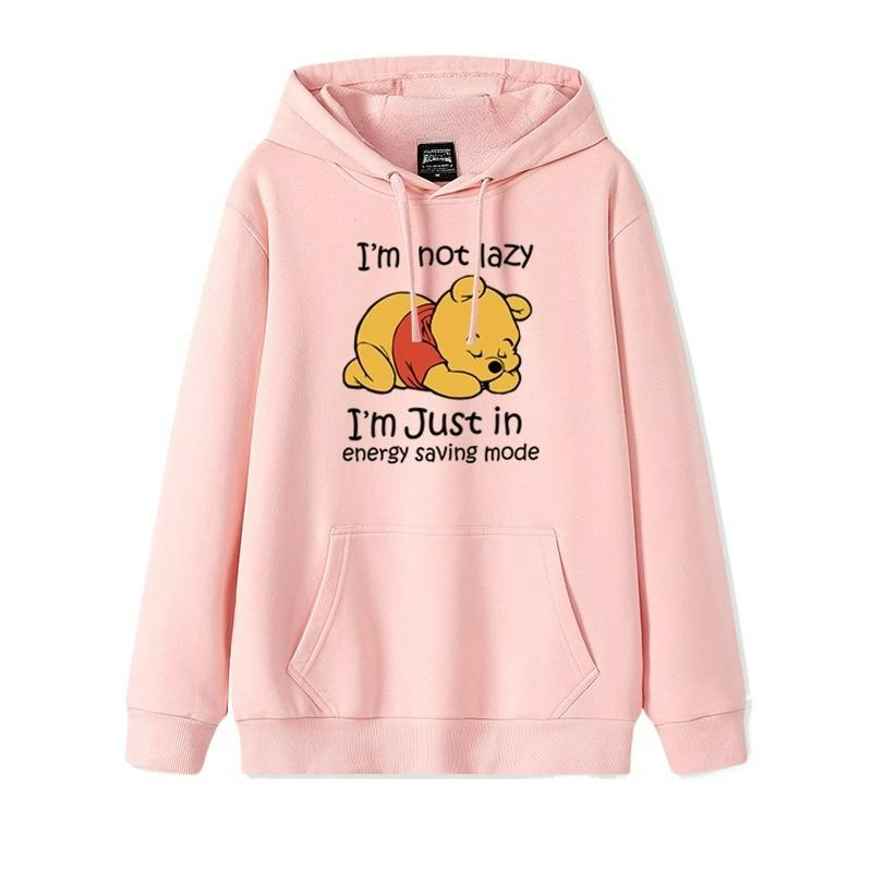 Winnie The Pooh Hoodie Pullover Women's Disney Clothes 202 New Winnie The Pooh Autumn and Winter Couples Casual Versatile Coat