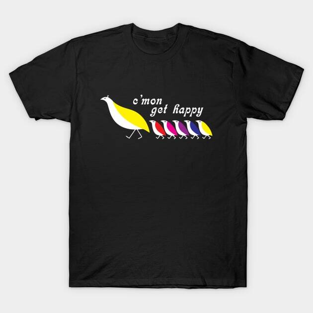 C mon Get Happy - Vintage Retro Made in Australia / USA T-Shirt M-3XL M
