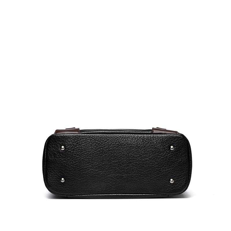 Women Vintage Faux Leather Tote Shoulder Bag, Large Capacity Commute Handbag with Detachable Crossbody Strap, Multi Zipper Pockets Retro Daily Travel