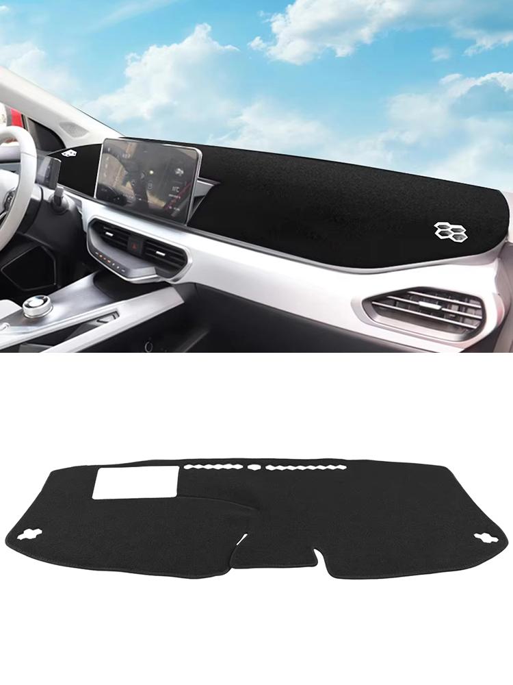Interior Moulding Dashboard Cover Pad for 2020-2023 Geely Geometry Sunshade Protector Anti-UV Dash Mat Non-Slip