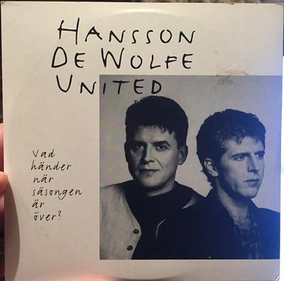 CD HANSSON DE WOLFE UNITED - Vad Händer När Säsongen Är Över? 743221238852 BMG Ariola AB 1994 Sweden Pop Used