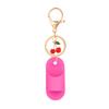 Slipper Shape Silicone Keychain Cap Accessories Portable Durable Holder Keychain Compatible For Lipgloss Storage And Balm Cap