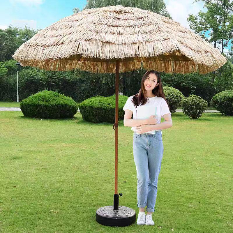 Sanya Beach Homestay Thatch and Straw Sun Umbrella for Camping and Scenic Areas