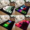 Gaming Rug for Boys Room Gamer Rugs with Controller Design Carpet for Game Room Bedroom Decor Non-slip Machine Washab Doormat