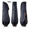 Golf Bag Cover Dust for Mens Women Golfer with Zipper Sturdy Nylon Black Storage