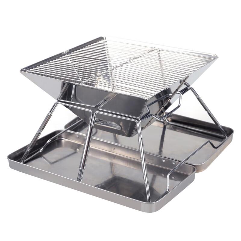 Portable Stainless Steel Outdoor BBQ Grills & Fire Pits