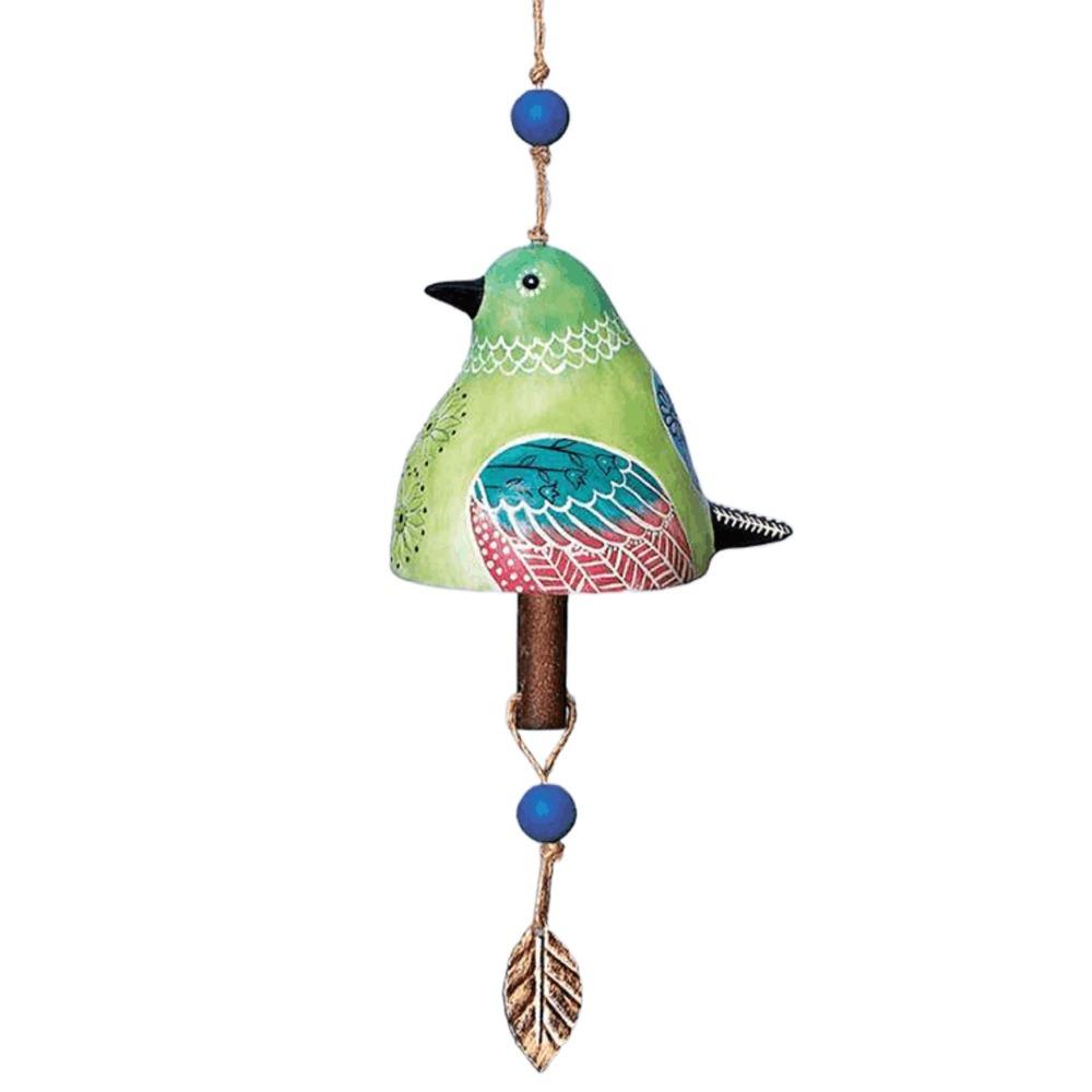 Exquisite Painted Bird Song Bell Hand Painted Hanging Ornaments Wind Chime  Door Decoration
