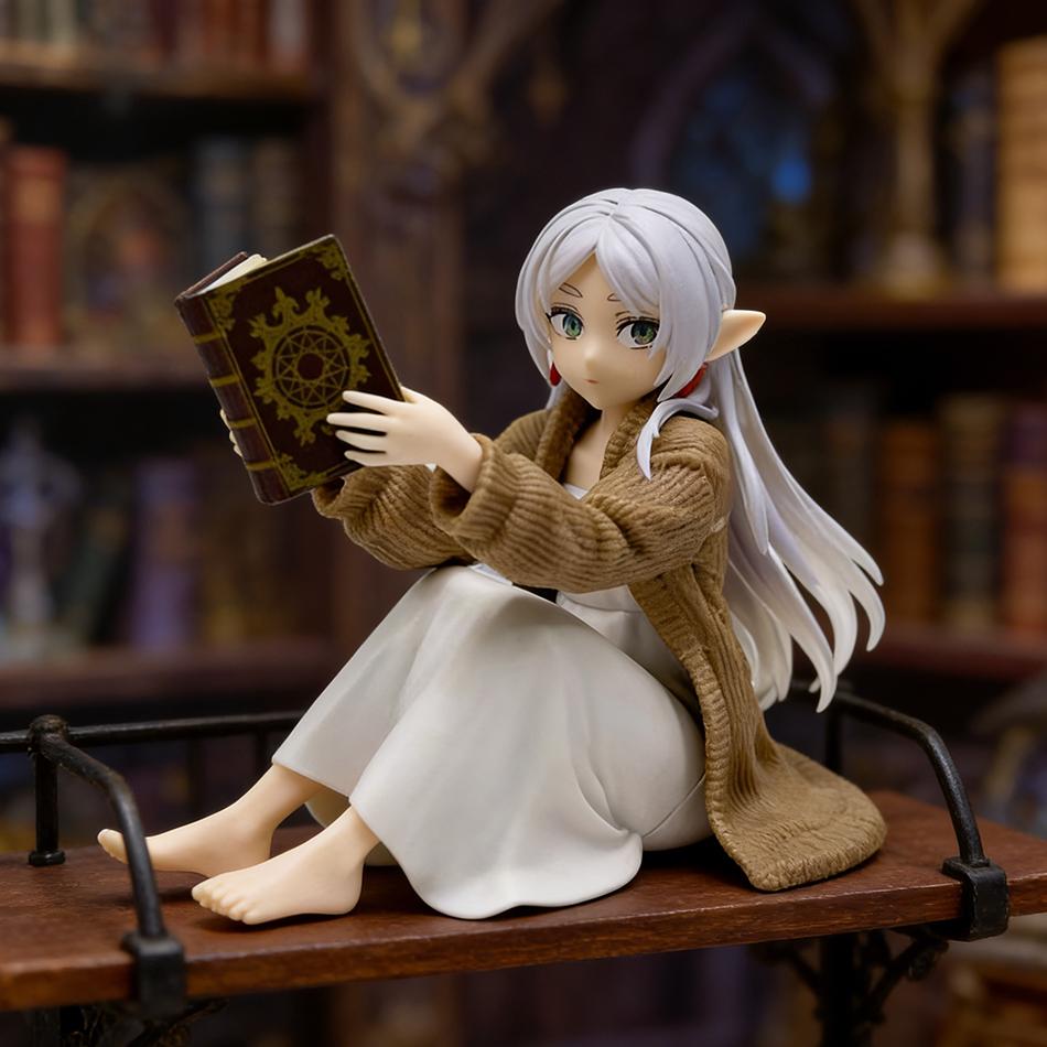 Geschenke Frieren – Jenseits des Endes der Reise Frieren Anime-Figur Schreibtisch Niedlich kein Nachthemd Frieren Action-Figur Figur Modell Puppe Spielzeug