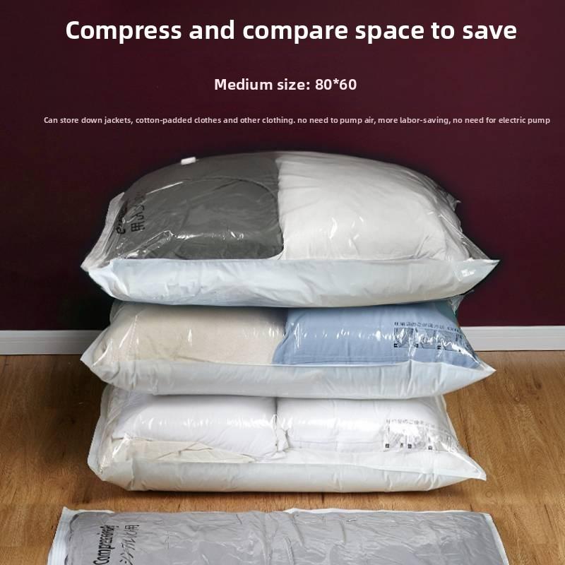 Vacuum Storage Bag For Clothes And Comforters With Pa Pe Material For Home Organization Storage