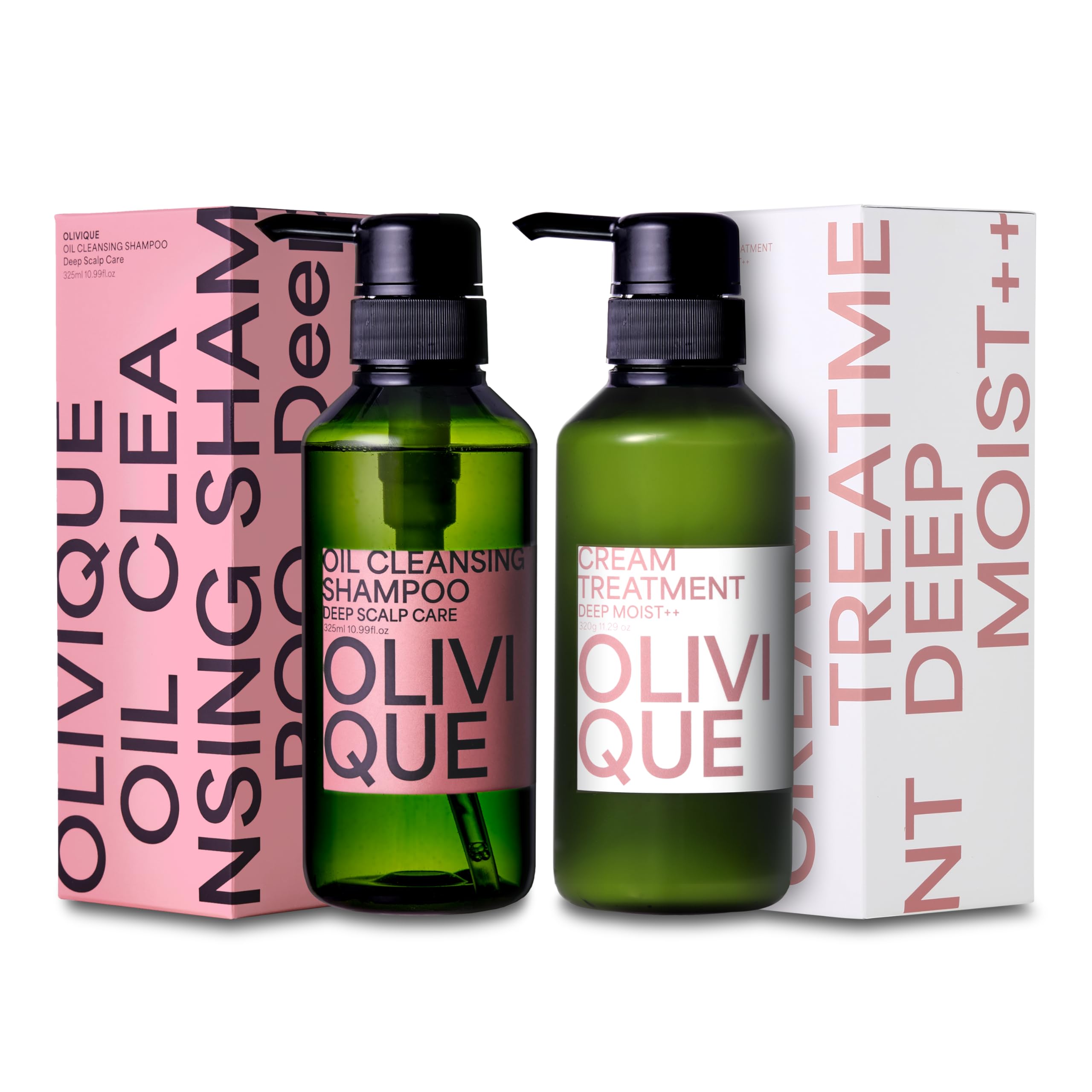 [Set] Olivique Curly Hair Care Shampoo 325ml & Treatment 320g, For Wavy and Curly Hair, Organic, Unisex, Scalp Cleansing, Argan Oil, Camellia Oil, Oli