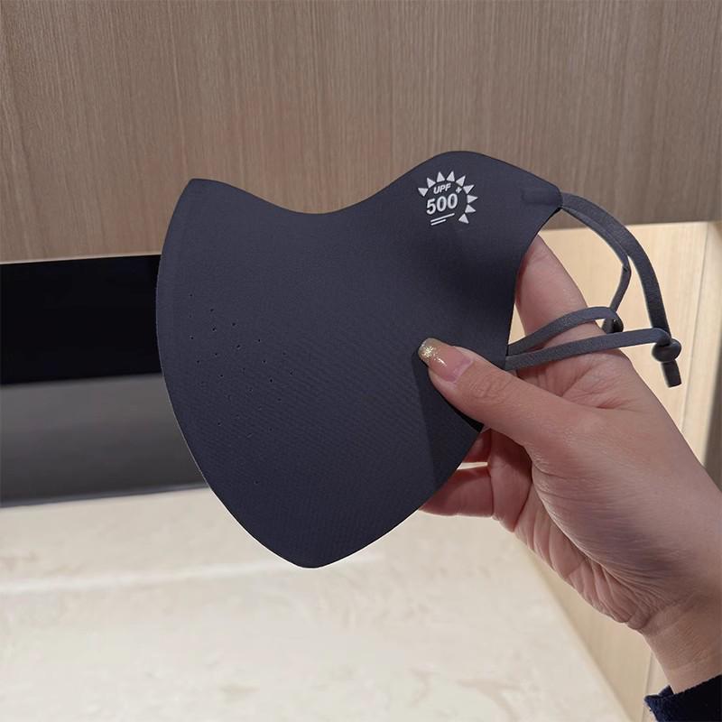 Ice Silk Women's Sunscreen Mask: UV Protection, Breathable, Stylish Design, Protects Eye Corners, 2024 Edition