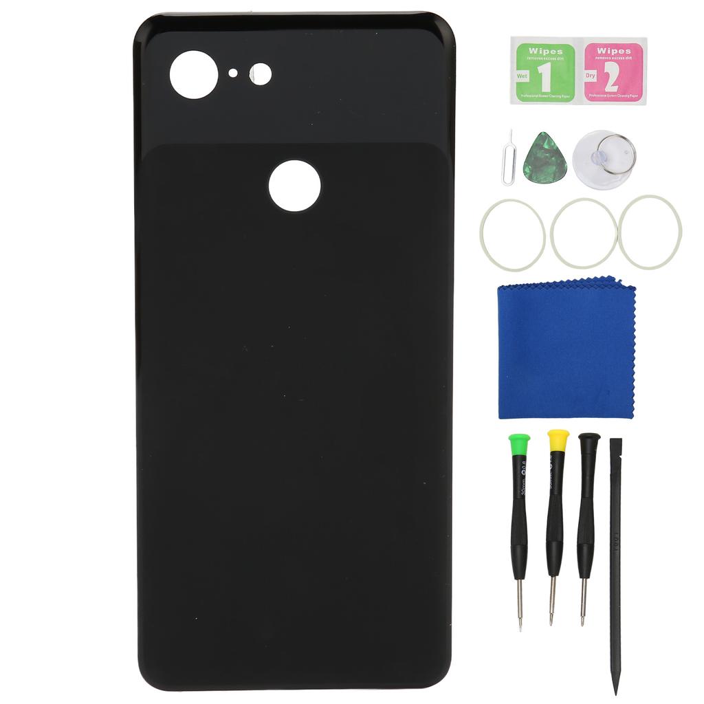 Back Glass Cover Replacement with A Tool Kit Back Glass Cover Housing Door for Google Pixel 3 5.5 In