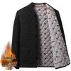 Men's Thickened Cotton Jacket with Camel Hair Padding and Stand Collar
