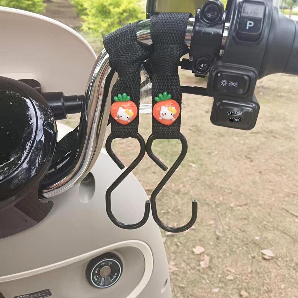 Portable Cartoon Scooter Hook for Helmets and Bags
