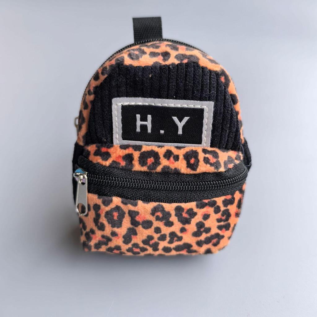 Căști Colorate & Pandantiv Portofel Monede Rucsac Mini cu Design Casă Ciupercă și Șnur pentru Telefon