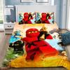 3D Hot Game N-Ninjagos Duvet Covers Kids Cartoon Bedding Set Quilt Cover Twin Full Bedroom Bed Decor for Teens Best Gifts