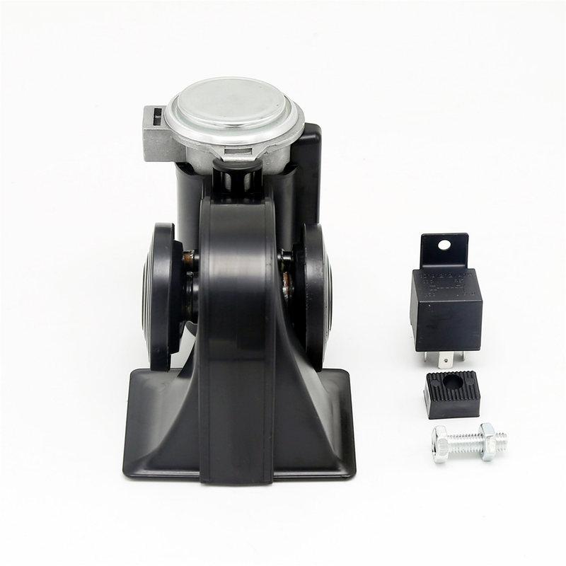 1pc 12V 125DB Air Horn for Car Snail Electric Air Horn Marine Boat Loud Alarm Kit Boat Motorcycle Dual-tone Car Horn Loud Signal