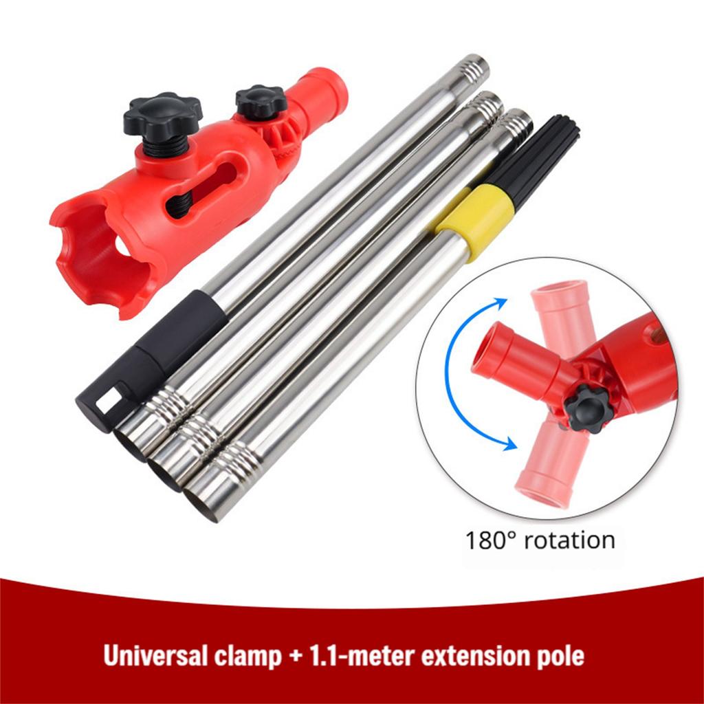 Multi-Angle Paint Brush Extender with Extension Pole Handheld Painting Tool Paint Roller Extender