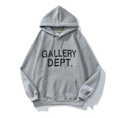Grenzüberschreitende amerikanische Trendmarke GALLERY DEPT klassischer Buchstaben-Slogan Kapuzenpullover Herren und Damen High Street Kapuzenjacke