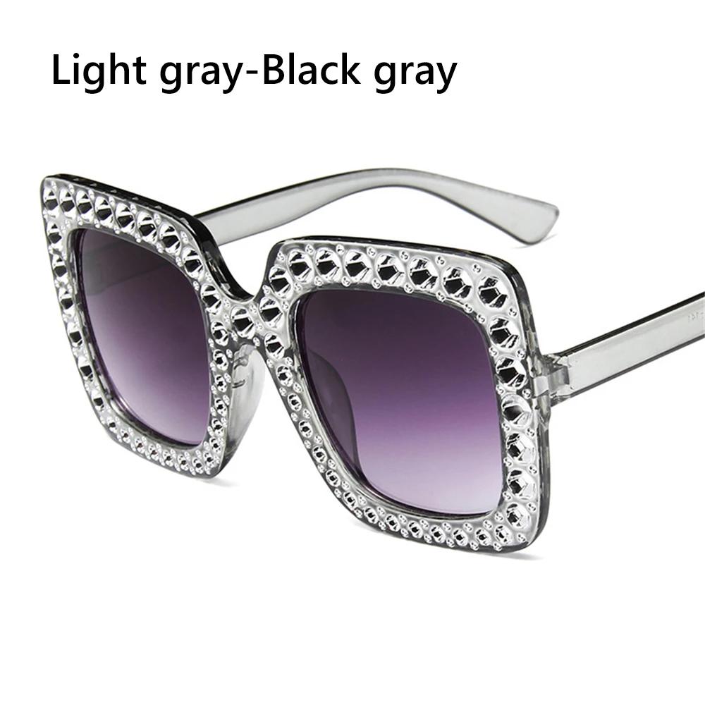 Crystal Rhinestone Frame Sunglasses for Women Vintage Cat Eye Sun glasses Sparkling Star Sunglasses Fashion Mirror Shades