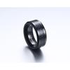 Unisex Exquisite tungsten steel men 's rings black tungsten ring fashion jewelry