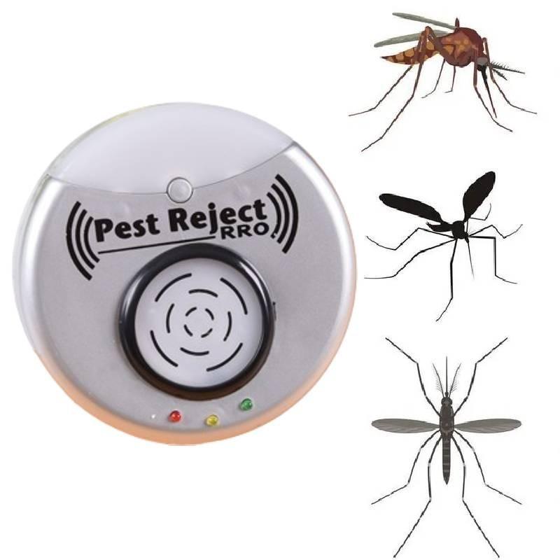 Repellente per parassiti ad ultrasuoni Dispositivo elettronico per il controllo di insetti e roditori Colore Argento