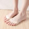 5 Pairs Women's Invisible Foot Socks Soft Open Toe Socks Comfortable Non-slip Split Toe Shock Absorbing Half Palm Socks