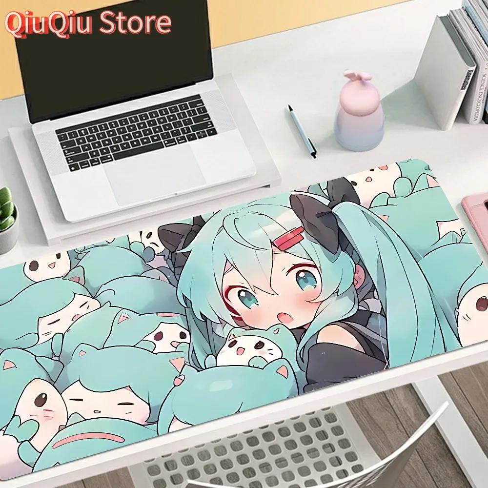 HHatsune MMiku Mauspads Mauspads Neuheiten Großes Gaming-Mauspad L XL XXL Gamer-Mauspad Größe Für Tastaturen Matte