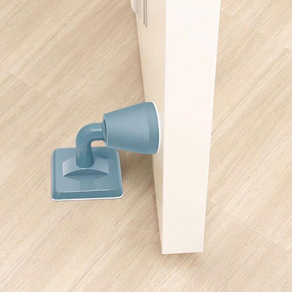 Punch-free Silicone Door Stopper Doorstop Floor Wall Anti-collision Protective Pad