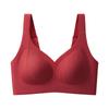 Seamless Bra Women's Jacquard Soft Support Lift Bra Gathering Bra Lace-holding Underwear Push Up Bra