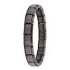 Braccialetti Quadrati Trendy in Acciaio Inossidabile per Donne Uomini HipHop Metallo Moduli Italiani Estensibili Regalo Gioielli Festa di Compleanno