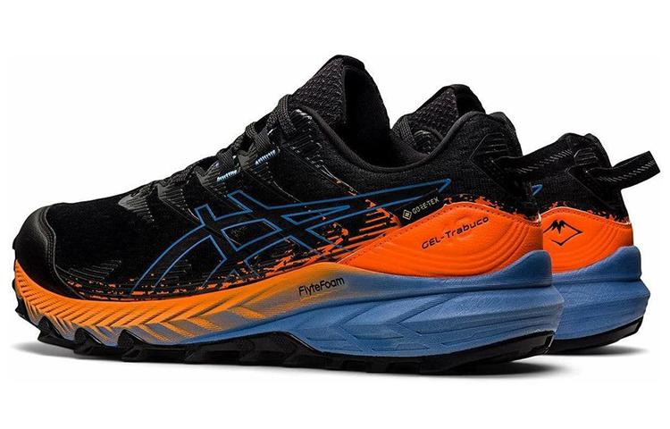 Men's Sneakers ASICS Gel-Trabuco 10 Gore-Tex Black Blue Harmony Orange Black/Blue Harmony