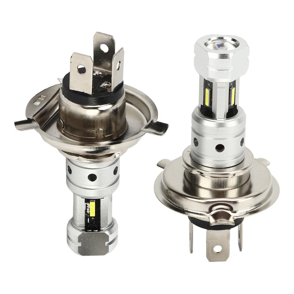 2 buc Bec far LED H4 100W pentru motocicletă 360 grade Super luminos Chip CSP Economisire energie