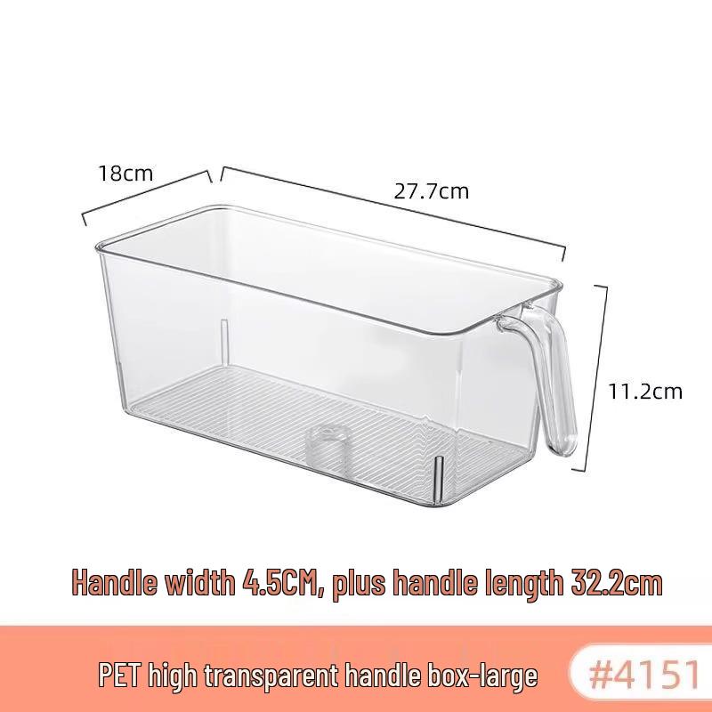 Extra Long 40cm Transparent Narrow Storage Box, 15cm Wide, Waterproof Drawer Organizer