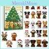 Dog Enthusiast Christmas Advent Calendar With Acrylic Decorations For Festive Celebrations