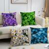 Refreshing Summer Flowers Cushion Cover For Pillow Printing Sofa Decoration Home Car Room Coffee Shop Office Nordic Simplicity