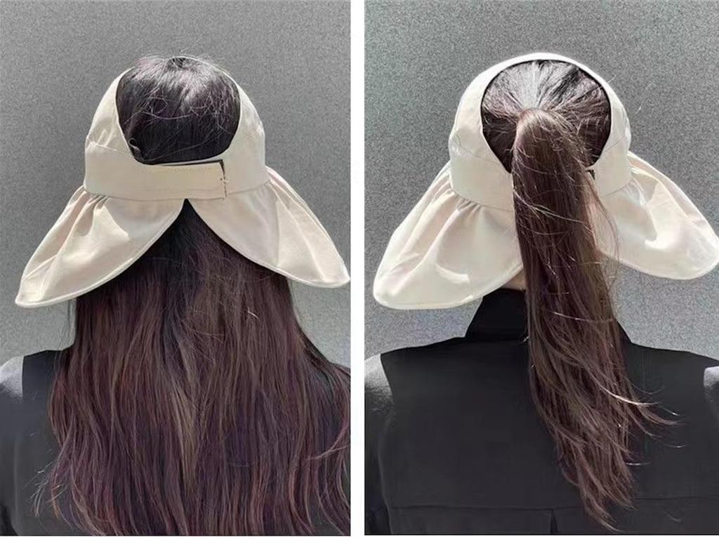 Haveli Wide Brim Sun Visor Hat for UV Black and Chin Strap for Sun Foldable and UV and Sun Perfect for and Sports One Women's Summer, Protection,
