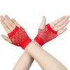 Elastic Rhinestone Gloves Shiny Mesh Lace Gloves Party Long Gloves  Party Wear