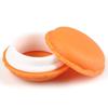 Storage Box - Pretty - Mini Orange Box - Plastic - Diameter 4.5cm - Height 2cm