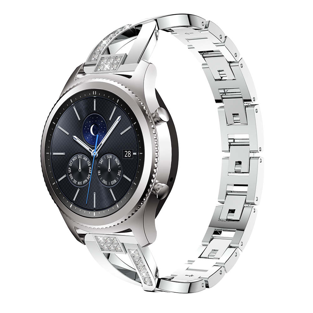 Bracelet Starp For Samsung Gear S3 WatchBand For Garmin Venu 3 2 Vivoactive4 Replacement smart wristband stainless steel Crystal