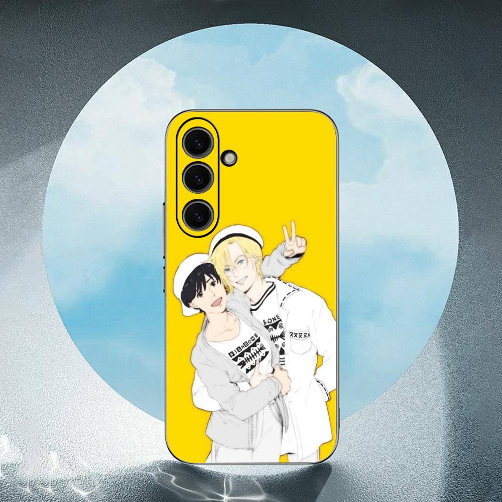 Banana Fish Anime For Samsung Galaxy S23 S24 S25 Ultra S22 Plus S21 Black Soft Case Waterproof Soft Case