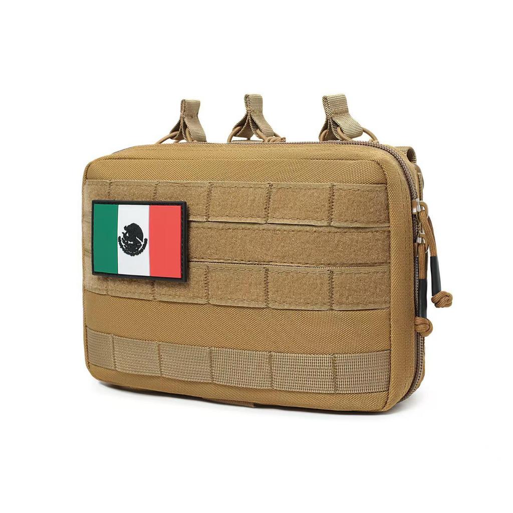 Tactical Camping Medical Waist Pack: Military-Grade Outdoor Triple Magazine Pouch, MOLLE Accessory Bag