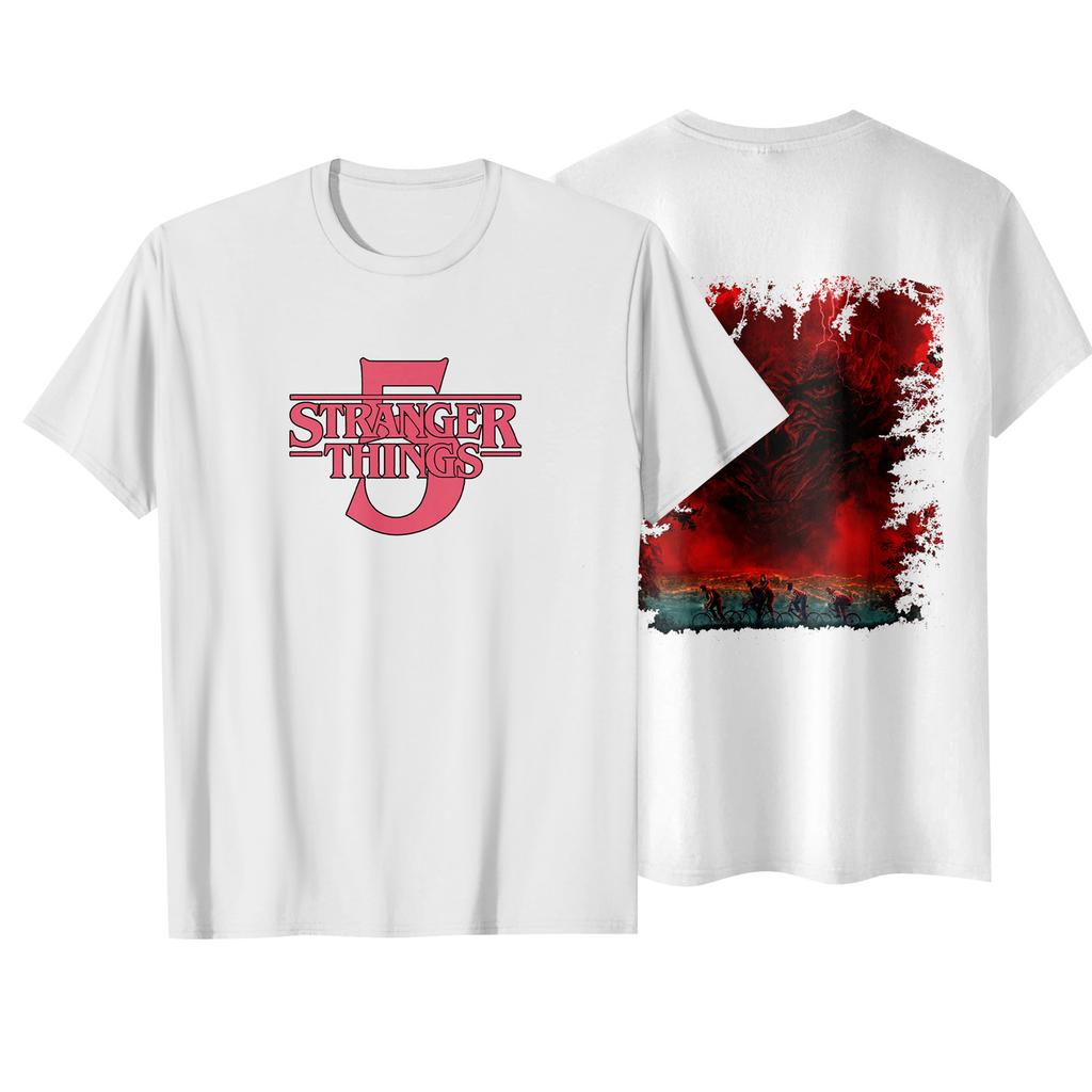 Lässiges Kurzarm-T-Shirt mit Buchstabenprint für Kinder