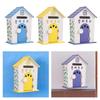 Wood Wall Mounted Mailbox Kindergarten Post Box Sturdy Functional 22x12x32cm Collection Box Decorative Outside Suggestion Box