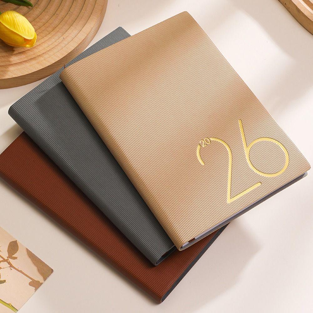 English A5 Agenda Planning Notebook Wear-resistant 365 Days Efficiency Notebook  Student