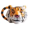 Delicate 3D Hand Painted Ceramic Mug Hand Painted Animal Ceramic Mug Convenient 3D Decoration for Kitchen and Cafe Use